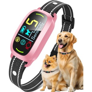 Oliry Smart AI Bark Collar - Pink